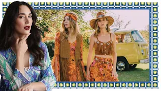 The difference between 60 s and 70 s hippie style