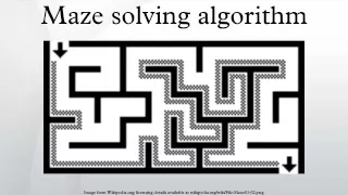 Maze solving algorithm