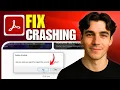 How To Fix Adobe Acrobat Pro When It Keeps Crashing Tutorial 2026