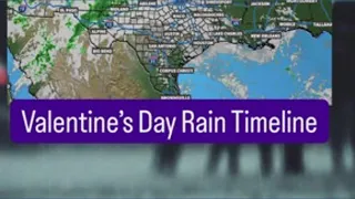 Valentine s Day Rain Timeline