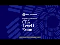 CFA Program Level I Exam A Beginner s Guide CFA Institute
