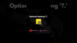 Optional chaining in javascript