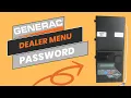 Generac Dealer Menu Password