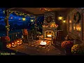 Lagu 🎃 halloween autumn evening | cozy 1940s soft oldies music playing in another room for sleep \u0026 relax