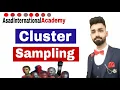 CLUSTER SAMPLING Clearly Explained SAMPLING TECHNIQUES