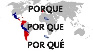 porque vs por que vs por qué