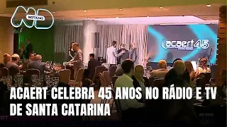 ACAERT celebra 45 anos de atuação no rádio e na TV catarinense