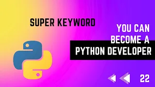 Super keyword in Python Python tutorial Series in Tamil EMC Academy