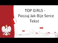 Download Lagu TOP GIRLS - Poczuj Jak Bije Serce. Tekst