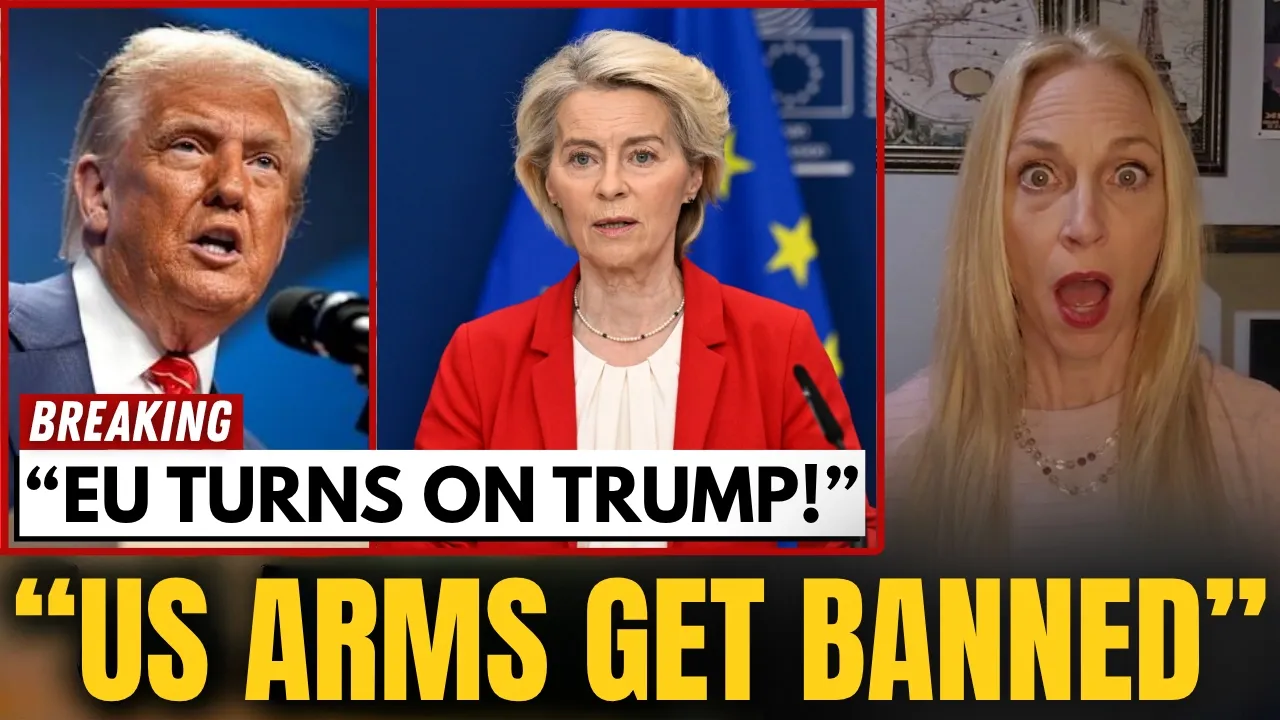 Freya's Talk Show thumbnail about Europe limiting U.S. defense firms in a €150B fund.