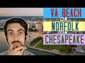 Virginia Beach VS Norfolk VS Chesapeake - Which Is the Best To Live In
