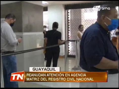 Reanudan atención en agencia matriz del registro civil nacional