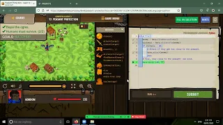 CodeCombat Peasant Protection - Python Coding for Kids Step-by-Step Tutorial