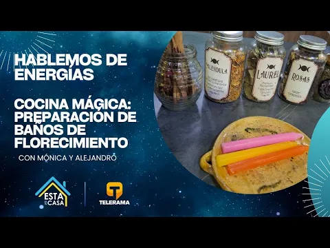 Cocina Mágica preparación de baños de florecimiento