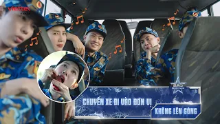KHÔNG LÊN SÓNG | Chuyến xe đưa dàn cast Sao Nhập Ngũ 2026 vào đơn vị
