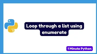 How to Loop through a List using Enumerate in Python