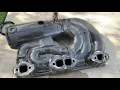 Broken Indmar Monsoon exhaust manifold tech on Malibu or Master Craft boats