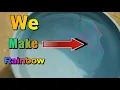 Lagu We Make Rainbow At Home | Easy Science Trick | #shorts