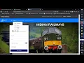Railway reservation system irctc Project in PHP CSS JAVASCRIPT MYSQL Database Collage project