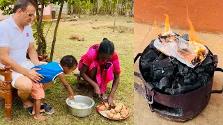 PREPARING TRADITIONAL BREAKFAST FOR MY HUSBAND IN THE VILLAGE! π°πͺπ₯°