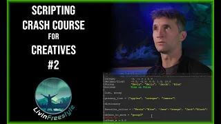 Python Scripting Crash Course For Creatives Class - Variables Functions Much More