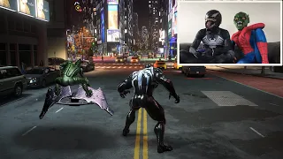 THE VENOM ACROSS INTO VENOMVERSE PLAYING SPIDERMAN 2 (FUNNY FREE ROAM GAMEPLAY)