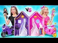 Download Lagu We Build Amazing Doll House Barbie vs Bratz Challenge | Prank Wars by Multi DO Smile
