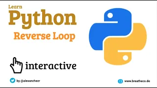 02 1 Reverse looping array in python - Python List Exercises Tutorial Interactive