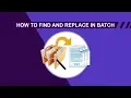 How to find and replace in batch word file Word find and replace software