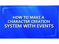 MV Guides How to make a Character Creation System with Events