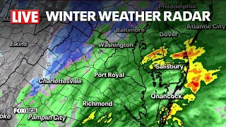 LIVE Winter Weather Radar in the DC region