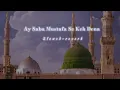 Ay Saba Mustafa Se Keh Dena | Slowed reverb | Slow Full | Hafiz Ahsan Qadri | Tabrej Official 313