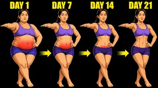 5 Min Daily - EASY Standing Exercises For FAST Belly Melt 🔥