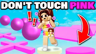 I Was NOT Allowed To Touch The Color Pink... (Roblox)