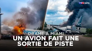 Miami : ce que l'on sait du crash d'un avion-cargo d'Amazon qui a fait au moins cinq morts｜TF1 INFO