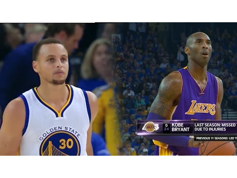 Download MP3 Stephen Curry vs Kobe Bryant Full Highlights 2014.11.01 Lakers at GSW - Curry Ownes IT!