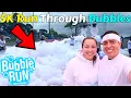 First Time Trying Bubble Run 5K in Costa Mesa OC Fair Event Center vlog 2022
