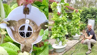 The Hydroland Modular Tower Hydroponic System