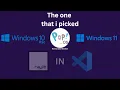 The OS I Picked and Raylib in VS Code