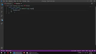 Hello World JAVA with manual compilation and execution on VS Code