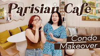 Transforming this Condo to a Parisian Cafe! ☕️❣️ // by Elle Uy
