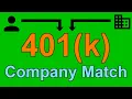401k Company Matching Explained