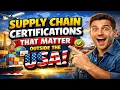 Supply Chain Certification that matters outside the USA