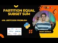 Partition Equal Subset Sum Dynamic Programming Leetcode 416 - Python