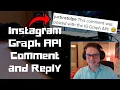 Instagram Graph API Comment and Reply