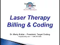 Target Coding - Laser Therapy Billing Coding