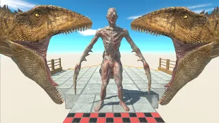 challenging path with carcharodontosaurus dinosaurs animal revolt battle simulator