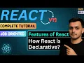 Declarative vs Imperative in React Features of React JS React JS Course in Hindi