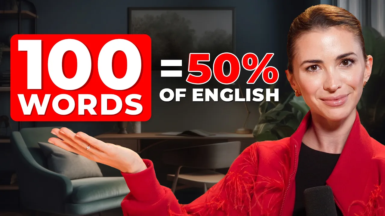 Outline Video 100 MOST COMMON ENGLISH WORDS | A1-B2 VOCABULARY
