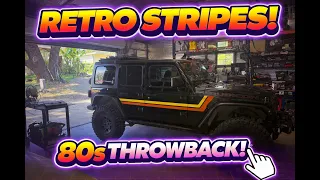 Installing Retro decals 2020 Jeep Wrangler